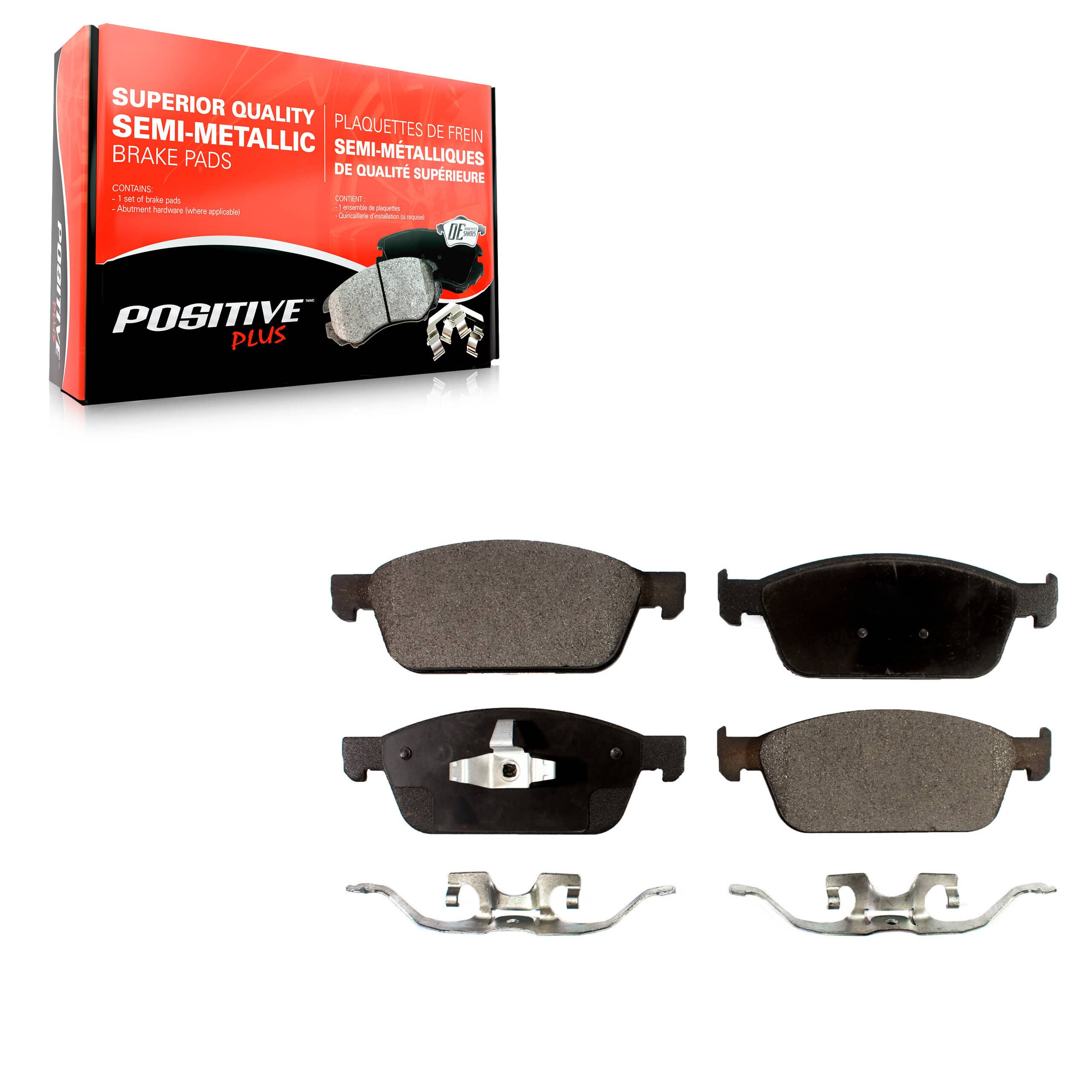 Positive Plus - PPF-D1668 - Front Disc Brake Pad