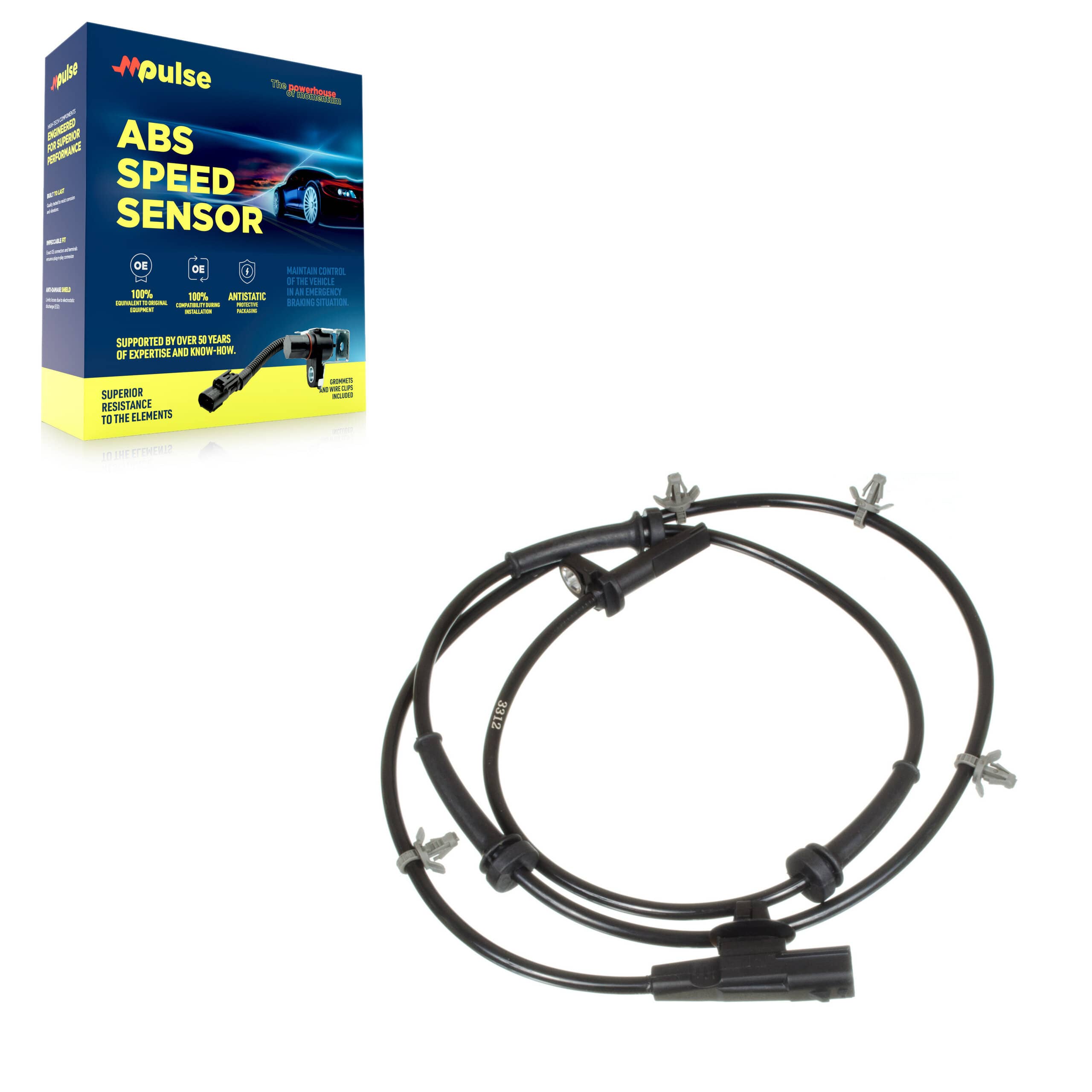Mpulse - SEN-2ABS0853 - Rear Right ABS Wheel Speed Sensor