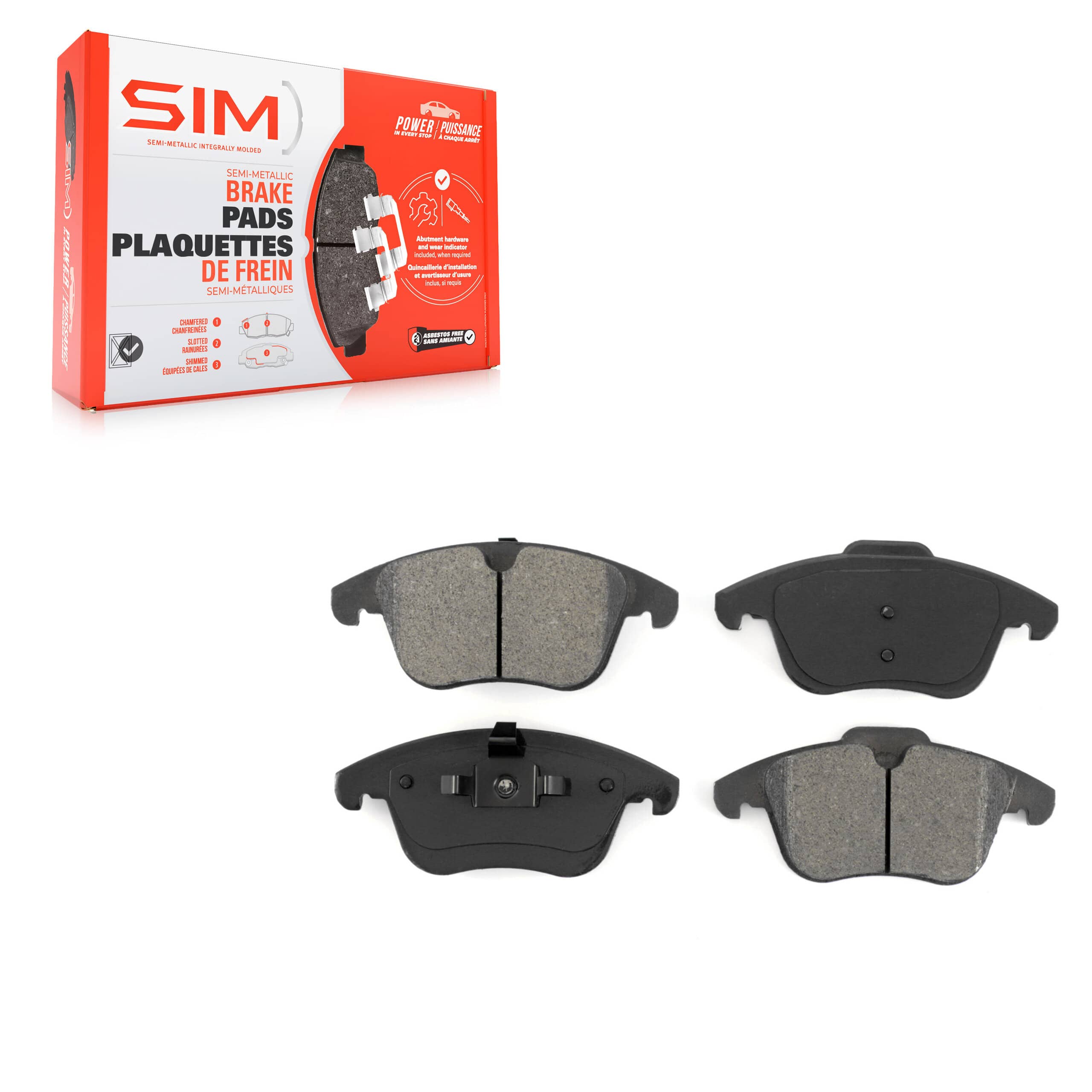SIM - SIM-1306 - Front Disc Brake Pad