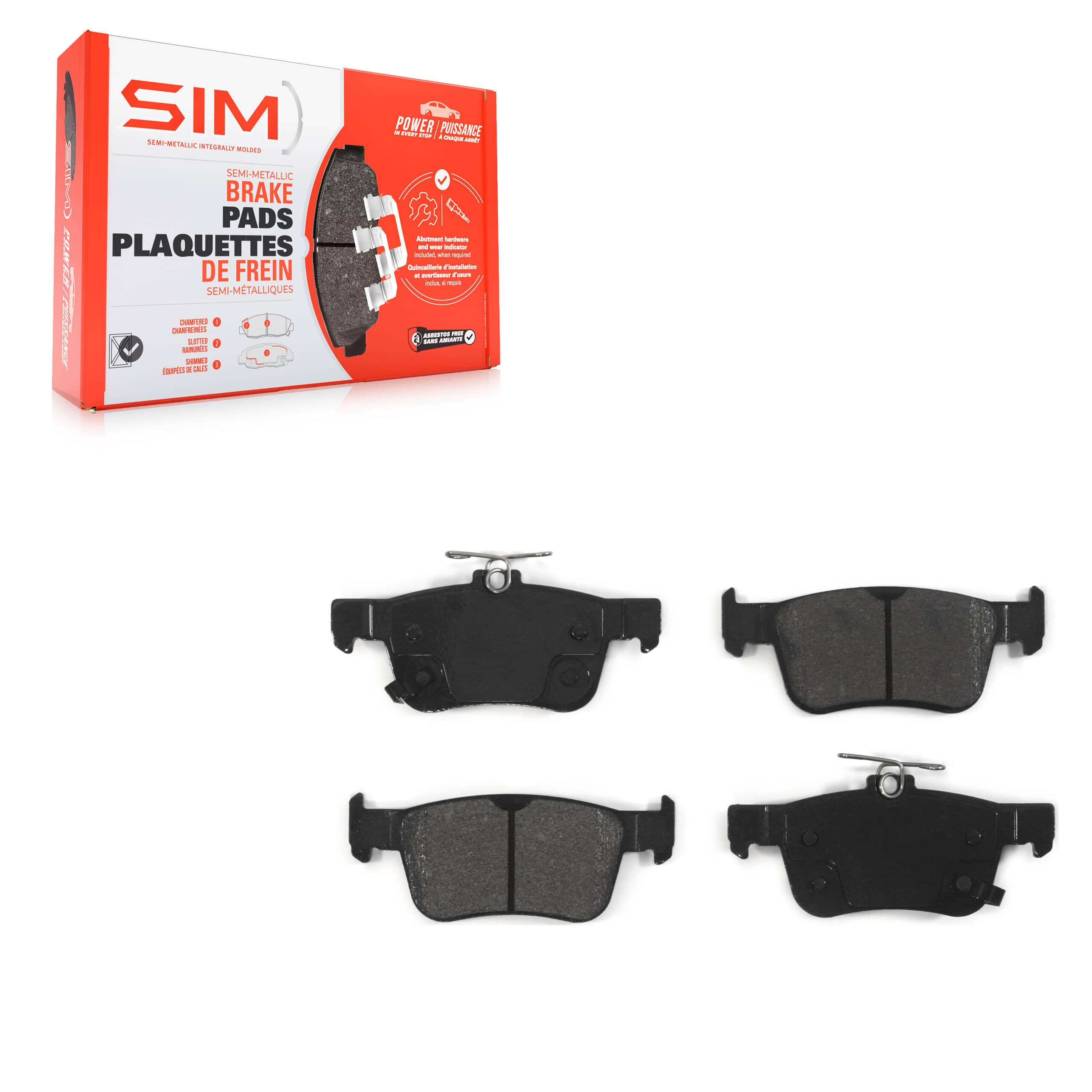 SIM - SIM-1878 - Rear Disc Brake Pad