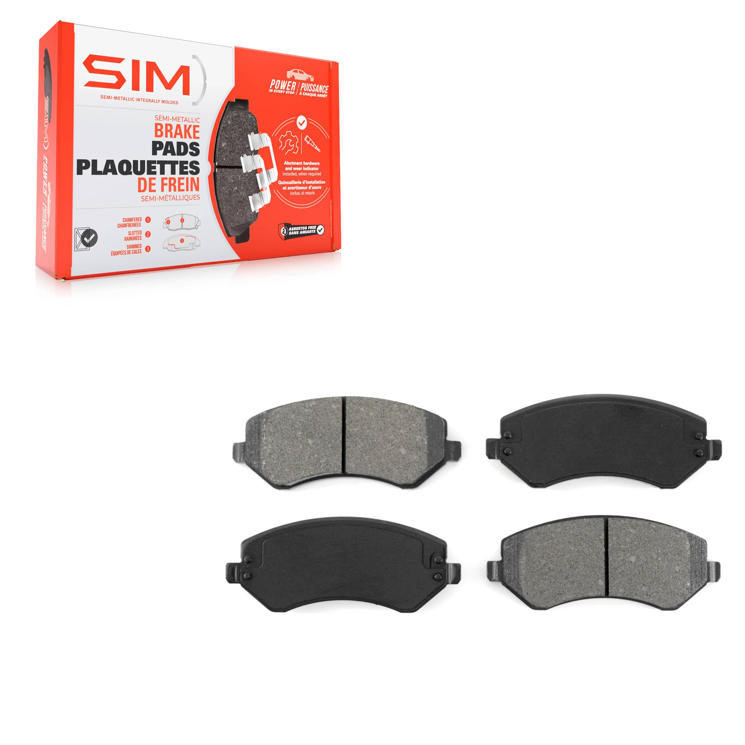 SIM - SIM-856 - Front Disc Brake Pad