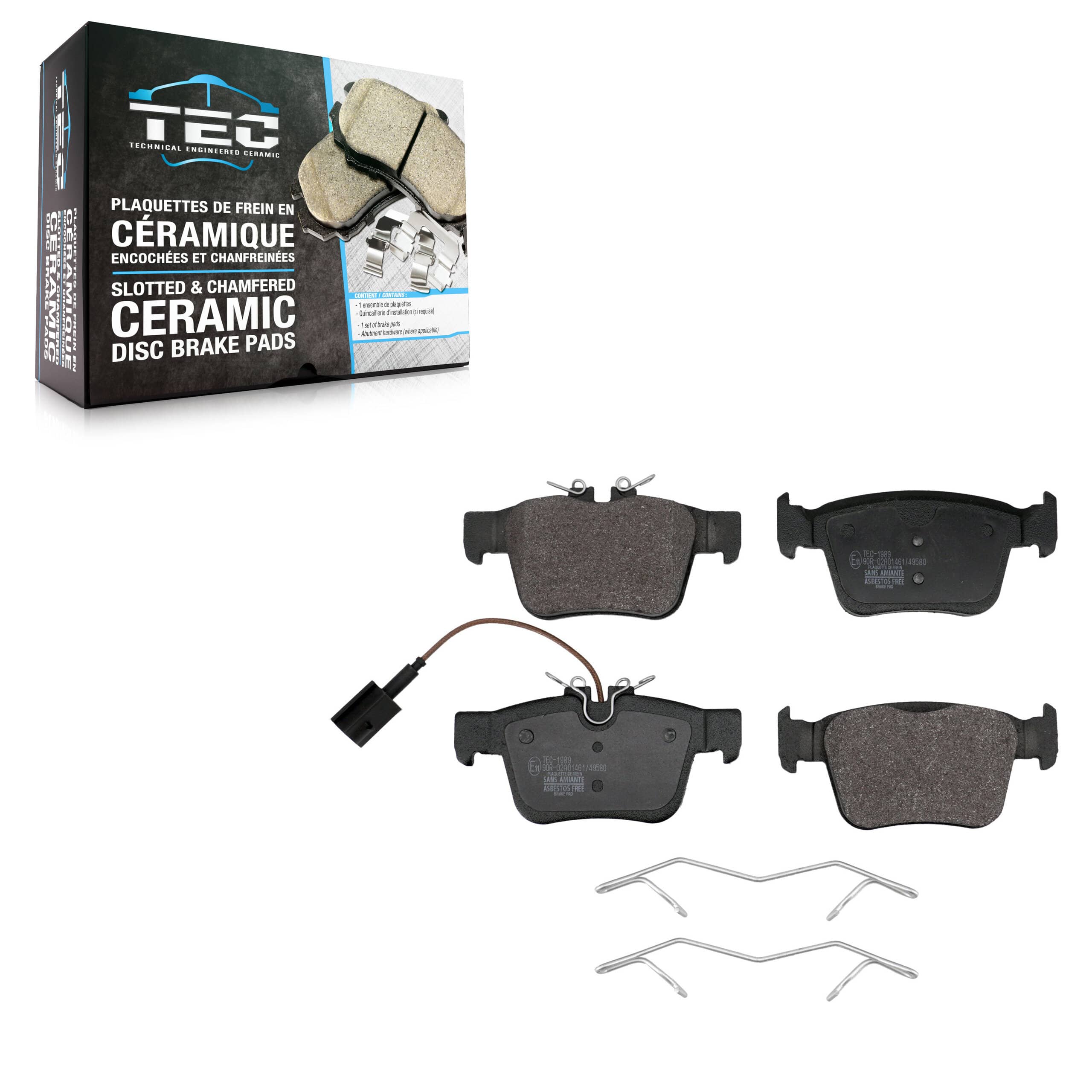 TEC - TEC-1989 - Rear Disc Brake Pad