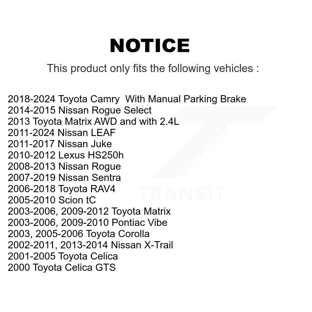 Top Quality - 13-H17402 - Rear Parking Brake Hardware Kit image 6