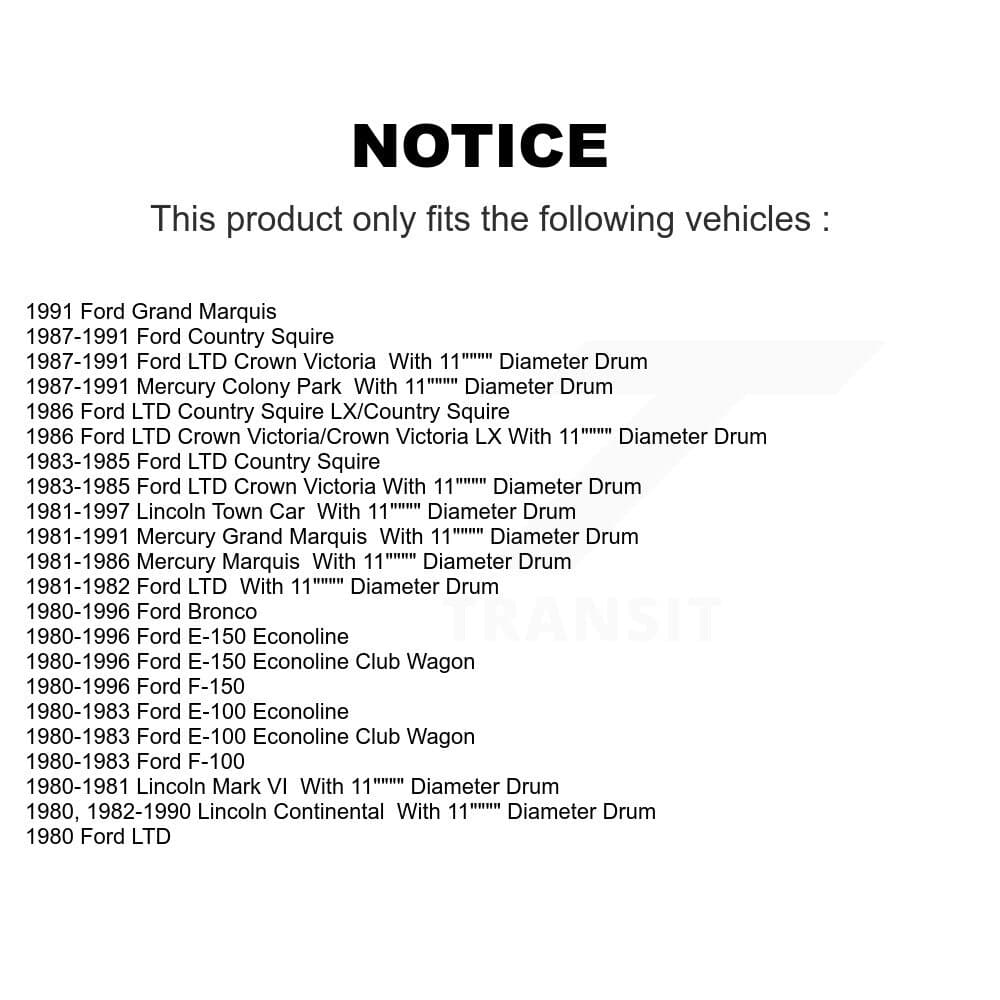 Top Quality - 13-H7071 - Rear Drum Brake Hardware Kit image 6