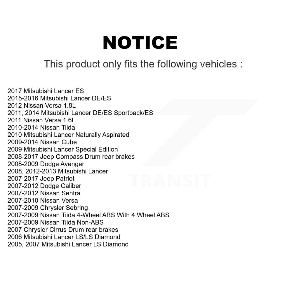 Top Quality - 13-H7351 - Rear Drum Brake Hardware Kit image 6