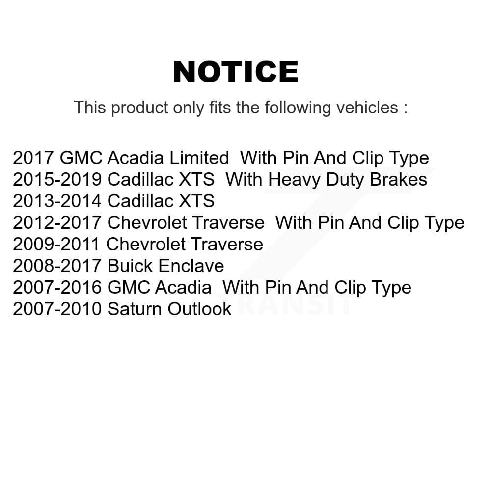 Top Quality - 13-H7354 - Rear Parking Brake Hardware Kit image 6