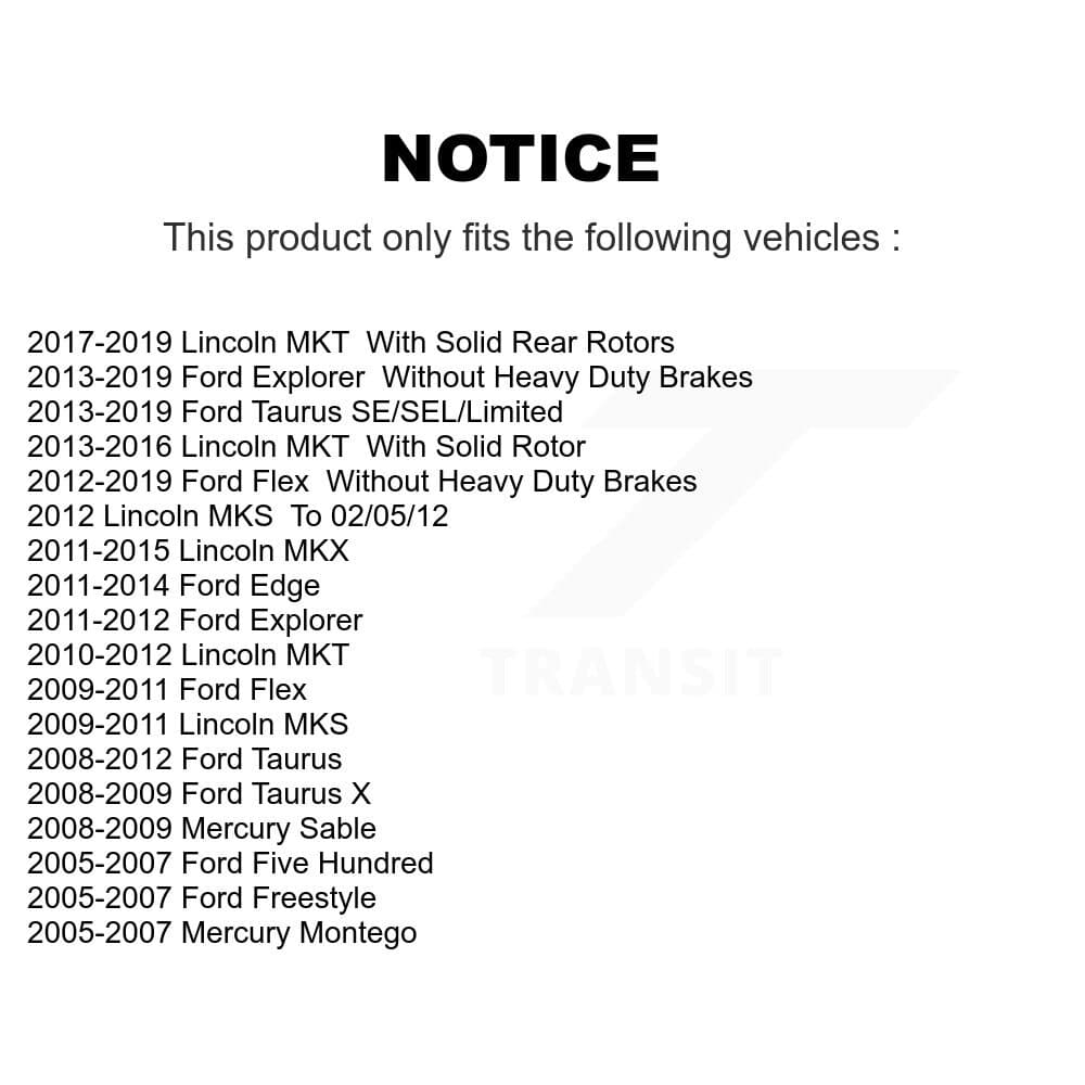 CMX - 8-680686 - Rear Disc Brake Rotor image 13