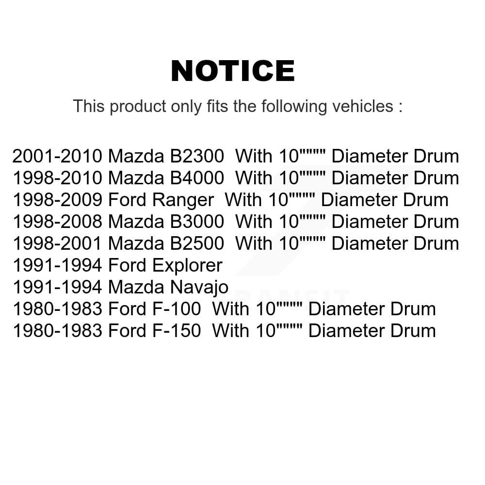 CMX - 8-9498 - Rear Brake Drum image 8