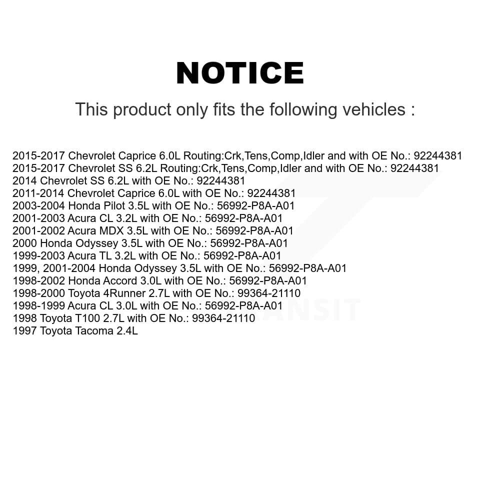Bando - BAN-4PK1110 - Power Steering Accessory Drive Belt image 2