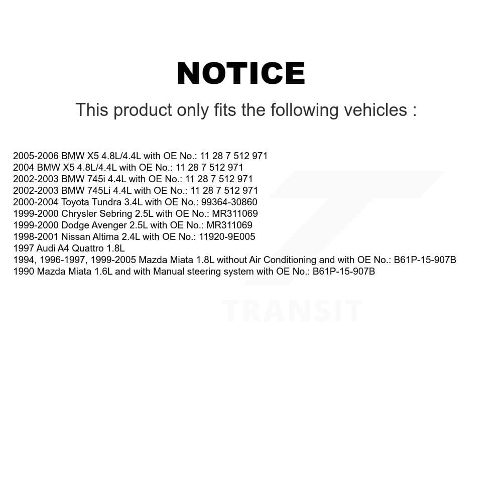 Bando - BAN-4PK860 - Air Conditioning Accessory Drive Belt image 2