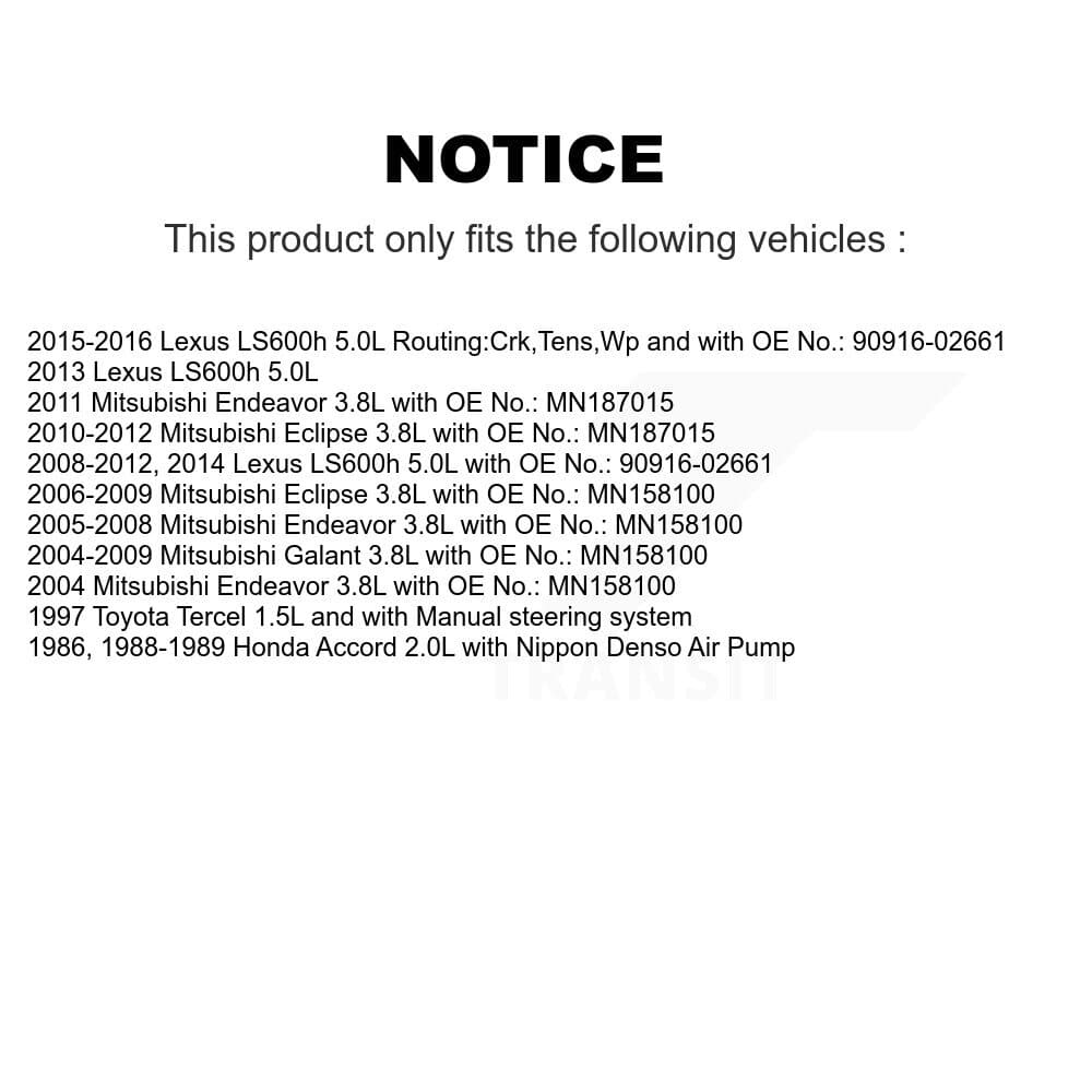 Bando - BAN-4PK910 - Power Steering Accessory Drive Belt image 2