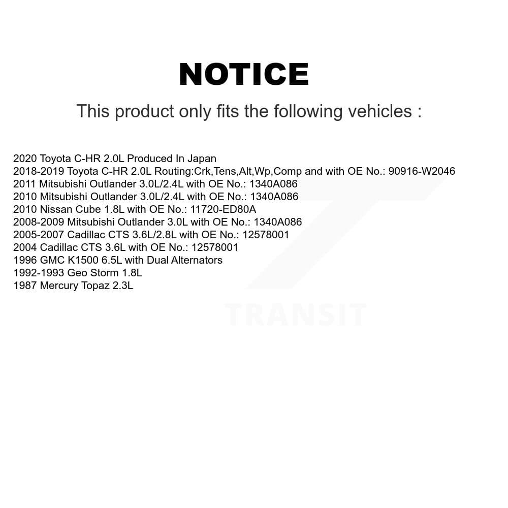 Bando - BAN-6PK1205 - Power Steering and Air Conditioning Accessory Drive Belt image 2
