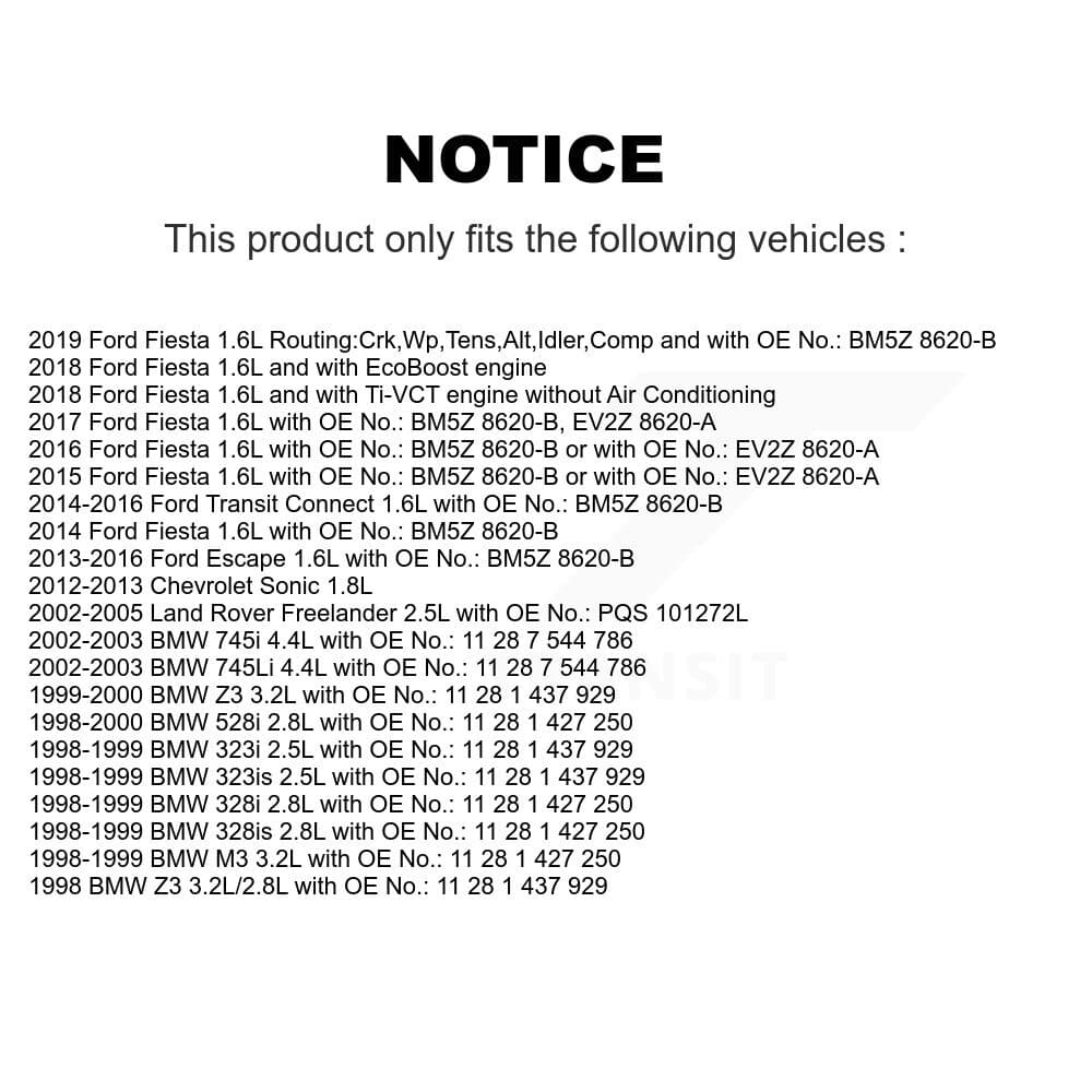 Bando - BAN-6PK1555 - Water Pump, Alternator and Power Steering Accessory Drive Belt image 2