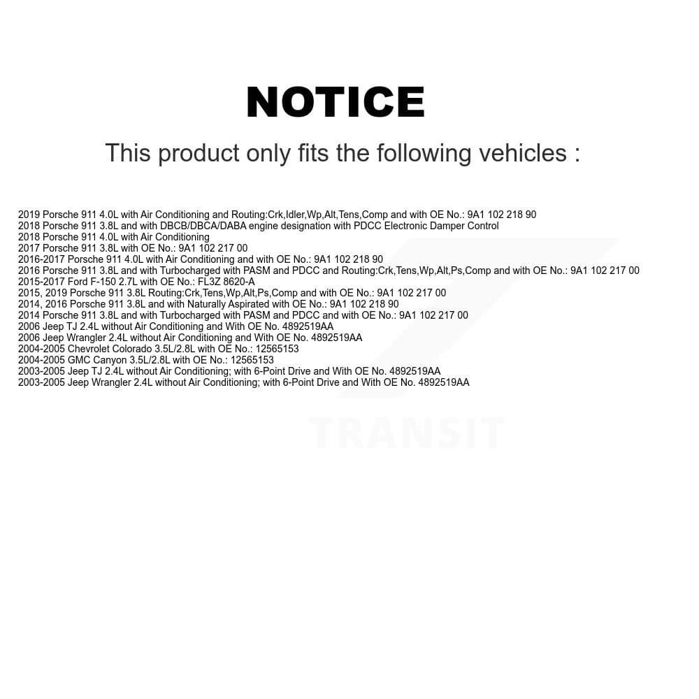 Bando - BAN-6PK1755 - Accessory Drive Accessory Drive Belt image 2