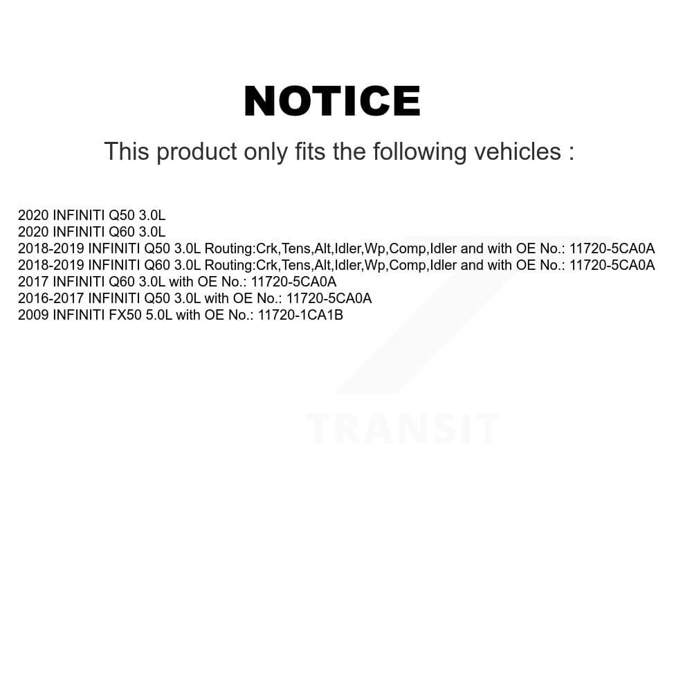 Bando - BAN-6PK1951A - Water Pump, Alternator and Air Conditioning Accessory Drive Belt image 2