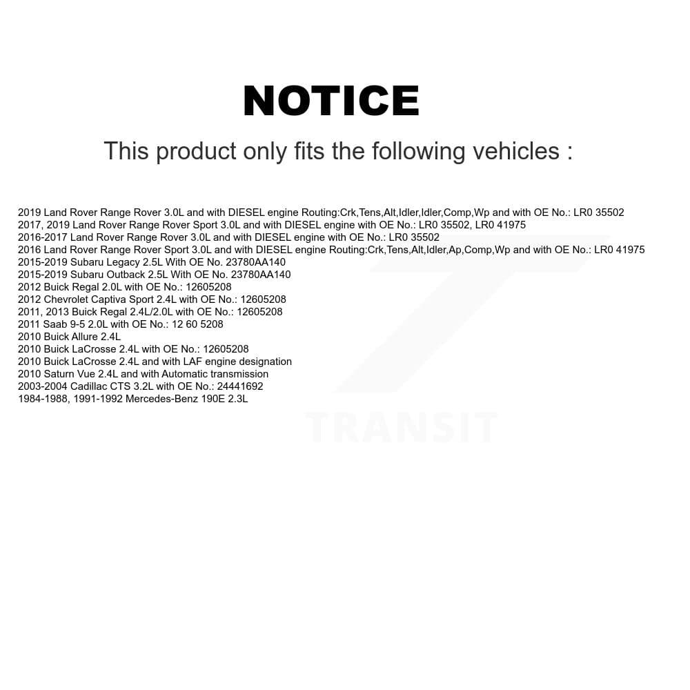 Bando - BAN-6PK1980 - Alternator and Power Steering Accessory Drive Belt image 2
