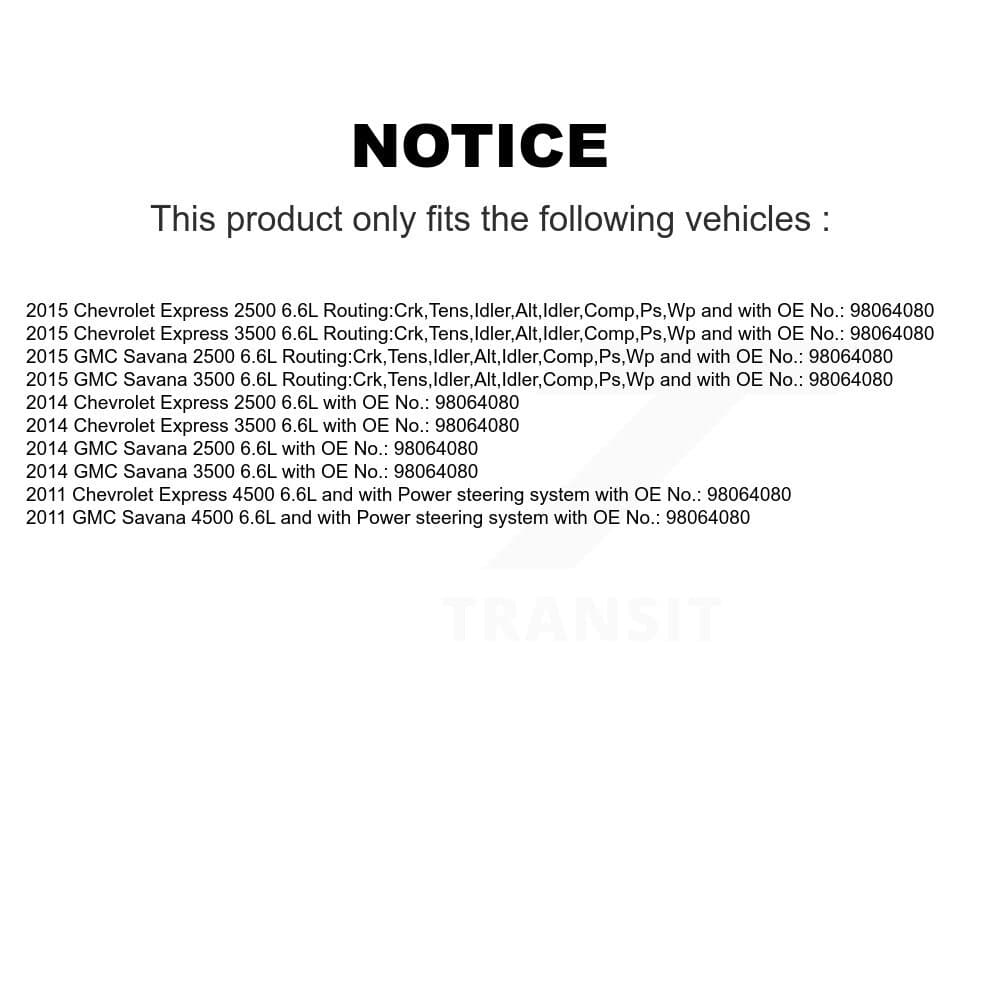 Bando - BAN-6PK2995 - Water Pump, Alternator, Air Conditioning and Power Accessory Drive Belt image 2