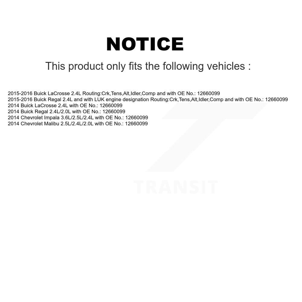 Bando - BAN-7PK1290 - Alternator and Air Conditioning Accessory Drive Belt image 2