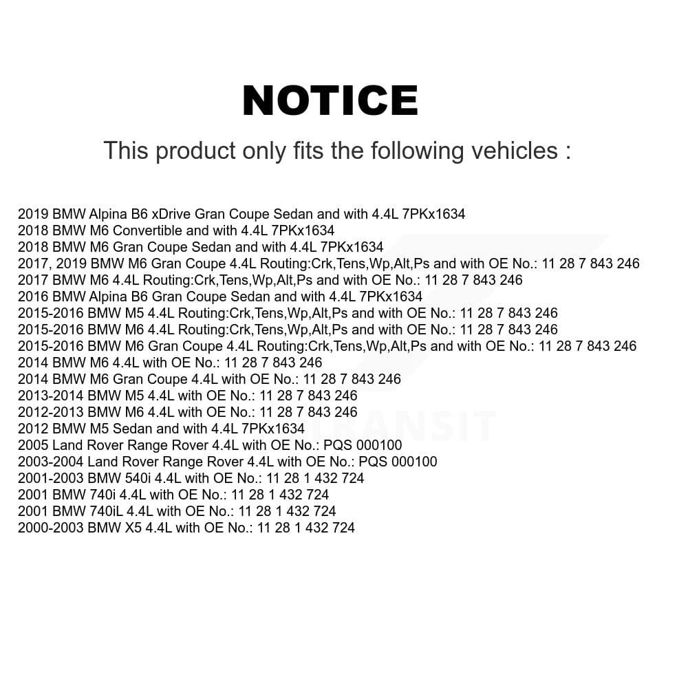Bando - BAN-7PK1635 - Water Pump, Alternator and Power Steering Accessory Drive Belt image 2