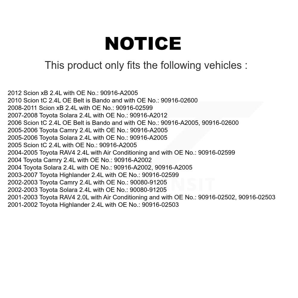 Bando - BAN-7PK1935 - Water Pump, Alternator, Air Conditioning and Power Accessory Drive Belt image 2