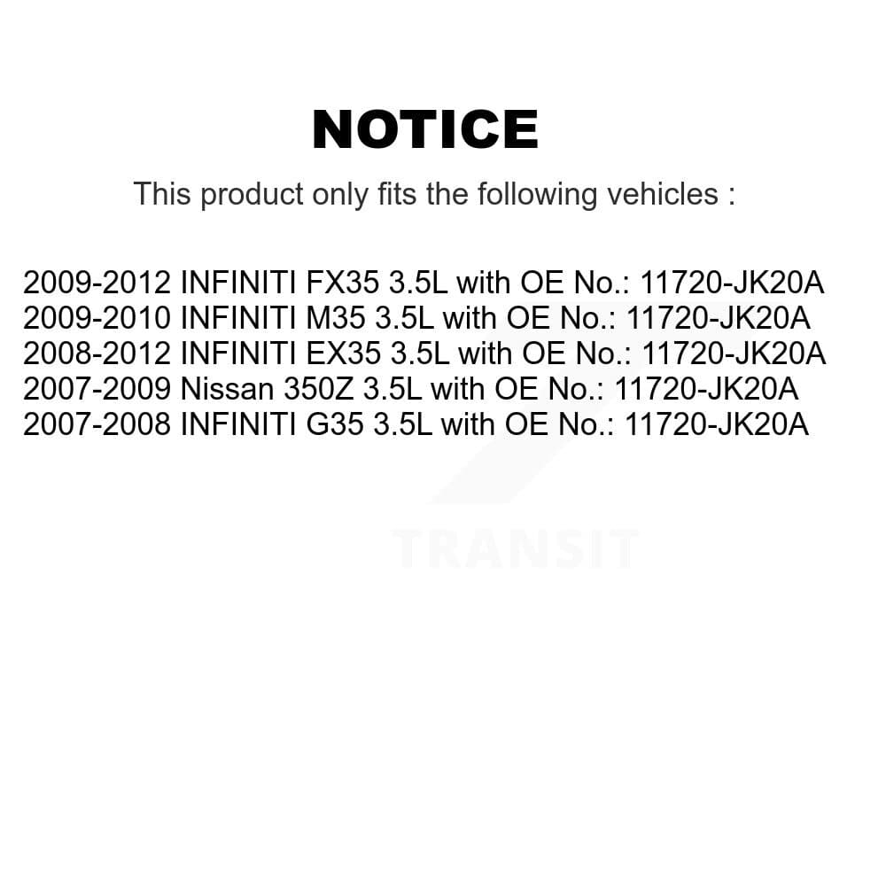 Bando - BAN-7PK2056A - Air Conditioning, Alternator and Power Steering Accessory Drive Belt image 2