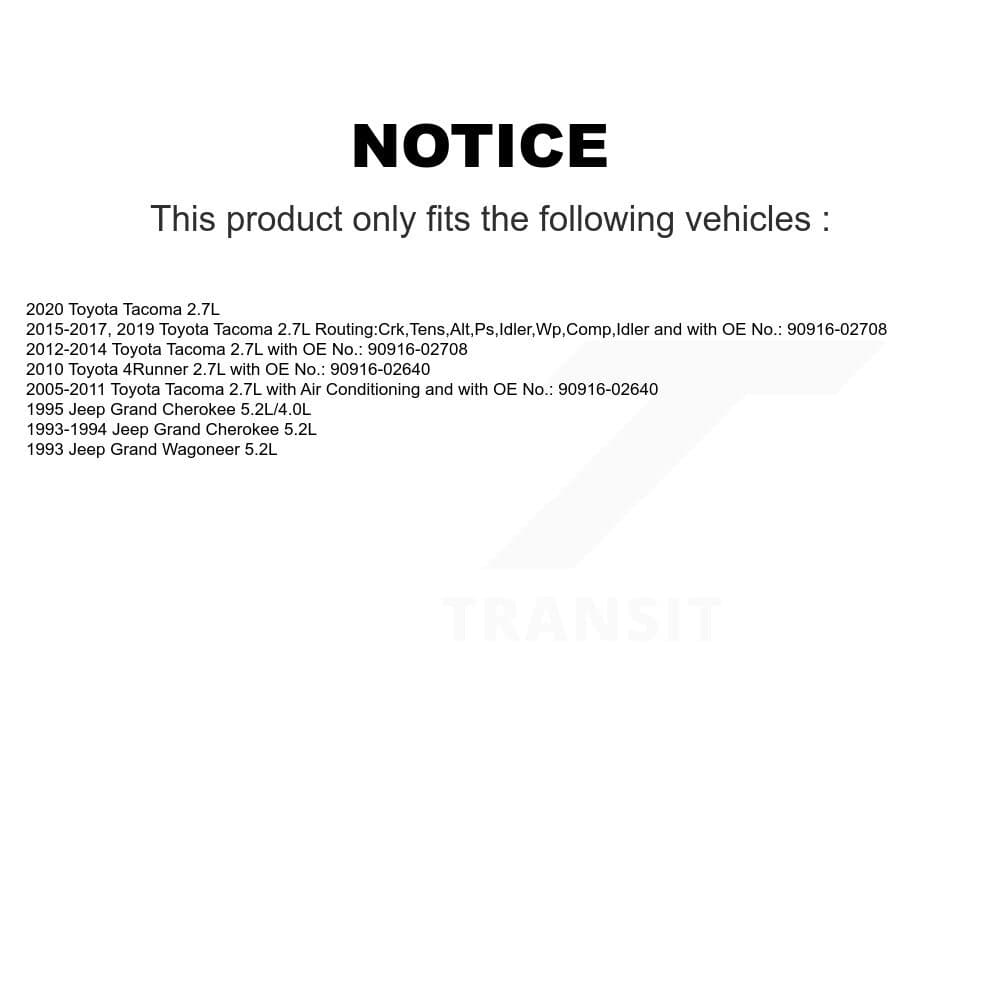 Bando - BAN-7PK2285 - Water Pump, Alternator, Air Conditioning and Power Accessory Drive Belt image 2
