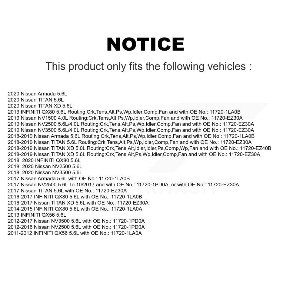 Bando - BAN-7PK2442 - Accessory Drive Accessory Drive Belt image 2