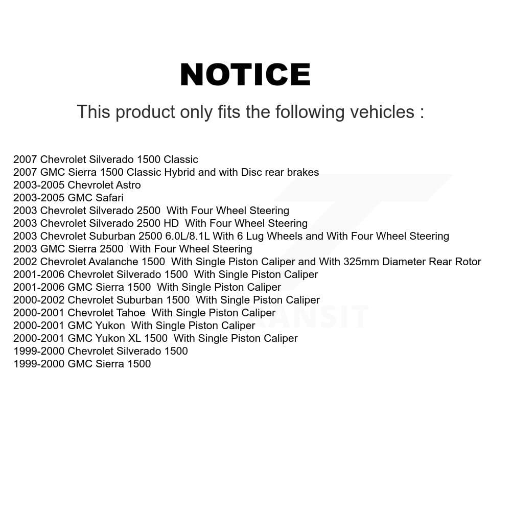 Genius - GCR-56827 - Rear Disc Brake Rotor image 14