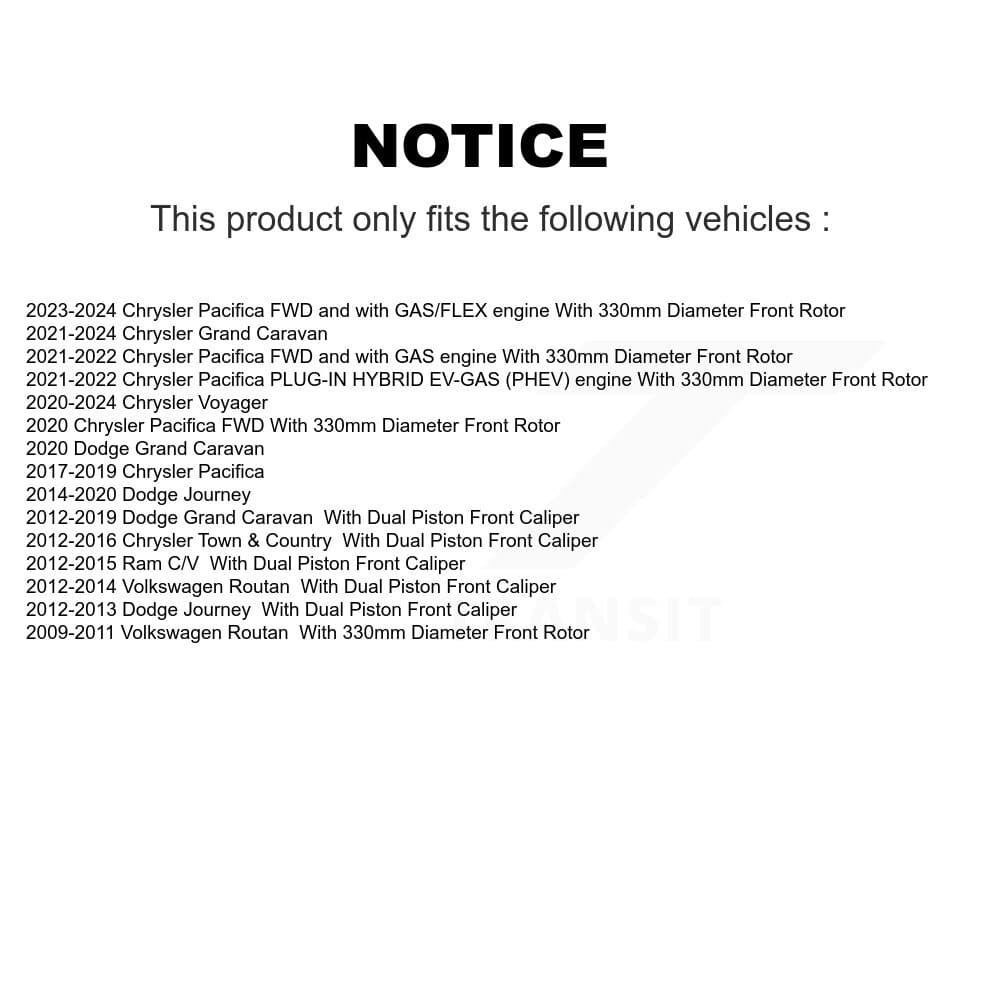 Genius - GCR-780964 - Front Disc Brake Rotor image 14
