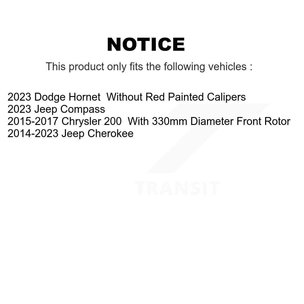 Genius - GCR-781768 - Front Disc Brake Rotor image 14