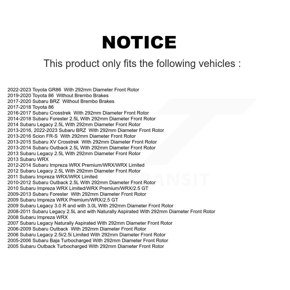 Genius - GCR-980360 - Front Disc Brake Rotor image 14