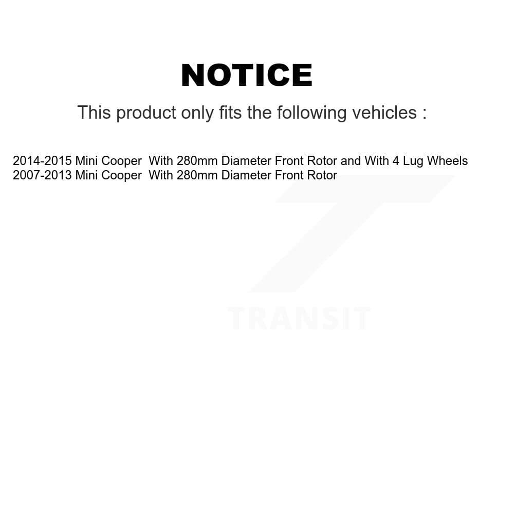 Genius - GCR-980606 - Front Disc Brake Rotor image 14