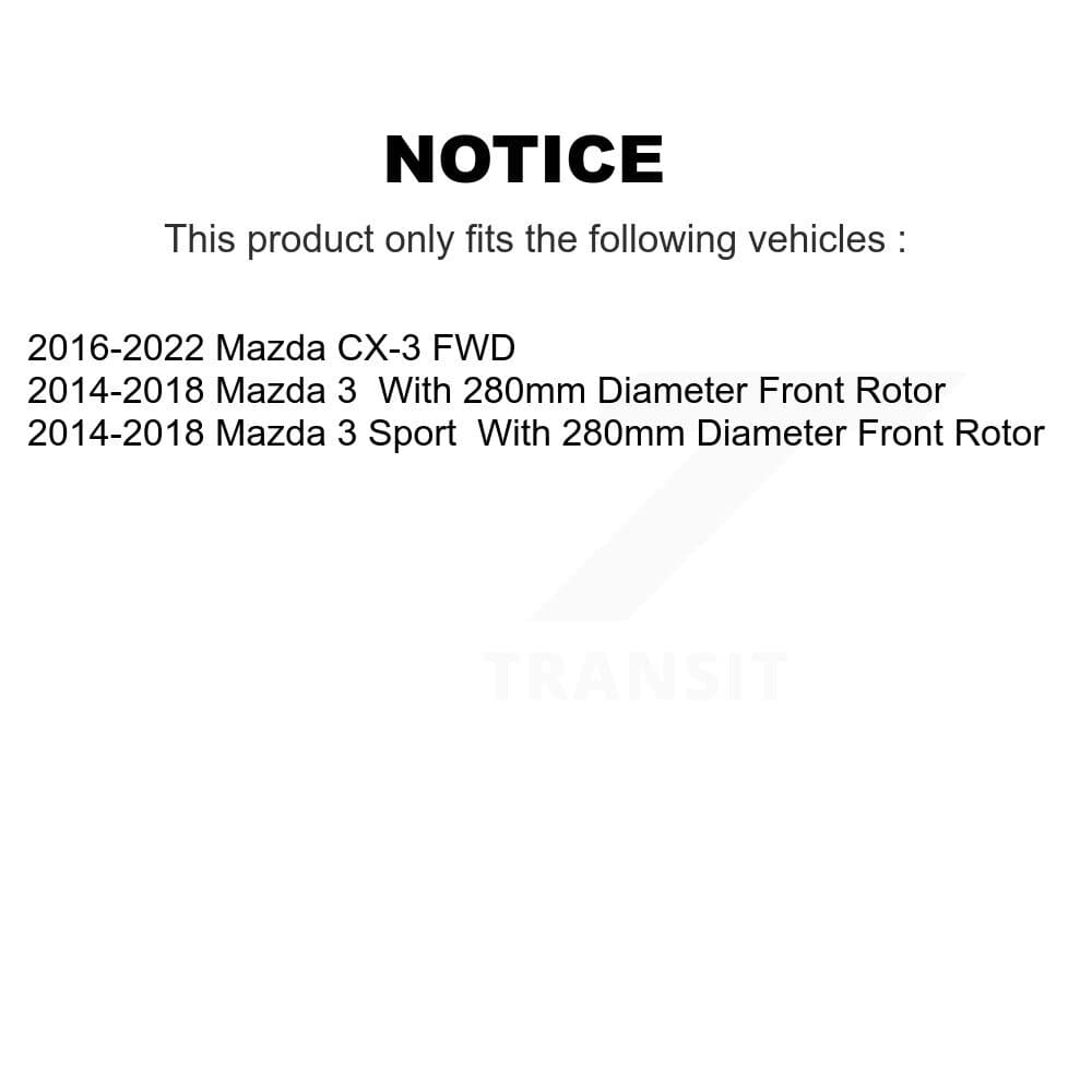 Genius - GCR-981503 - Front Disc Brake Rotor image 14