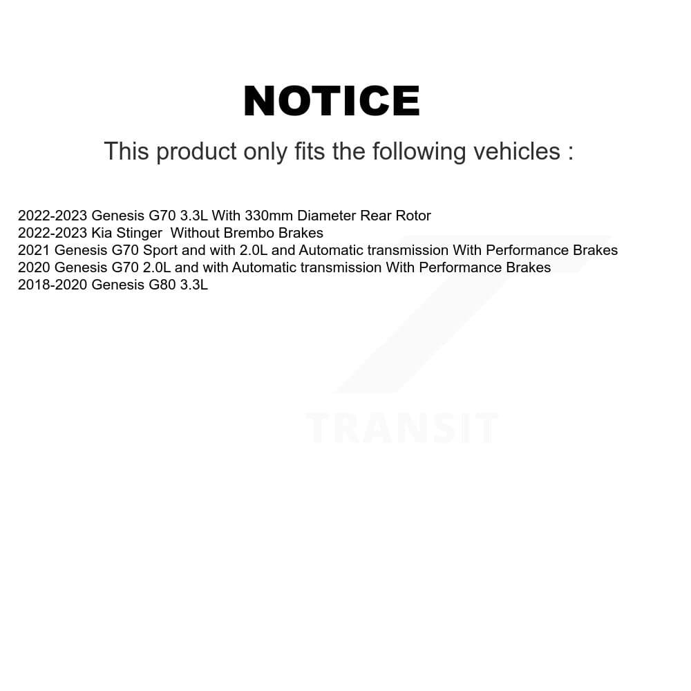 Genius - GCR-982290 - Rear Disc Brake Rotor image 14