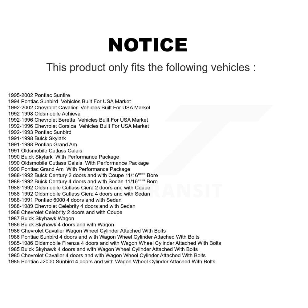 Kingstar - K14-100061 - Rear Drum Brake Wheel Cylinder Kits image 6