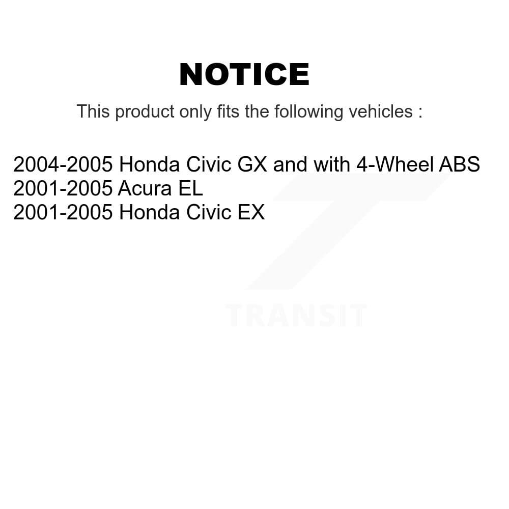 Kugel - K70-100584 - Rear Wheel Bearing and Hub Assembly Kits image 11