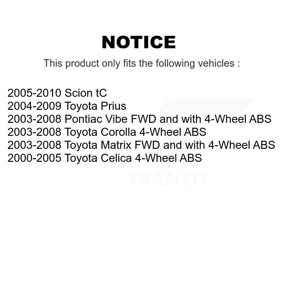Kugel - K70-100604 - Rear Wheel Bearing and Hub Assembly Kits image 11