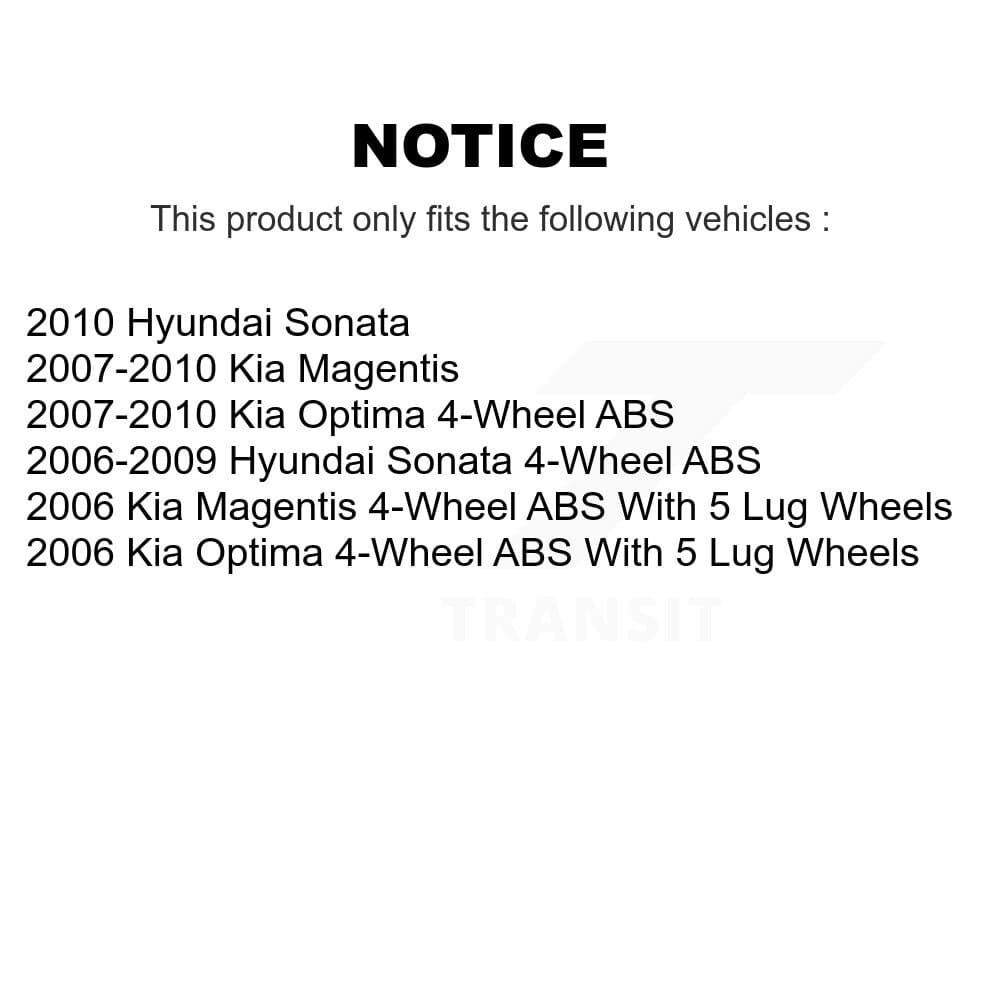 Kugel - K70-100623 - Rear Wheel Bearing and Hub Assembly Kits image 11