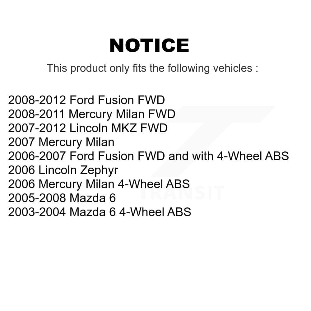 Kugel - K70-100627 - Rear Wheel Bearing and Hub Assembly Kits image 11