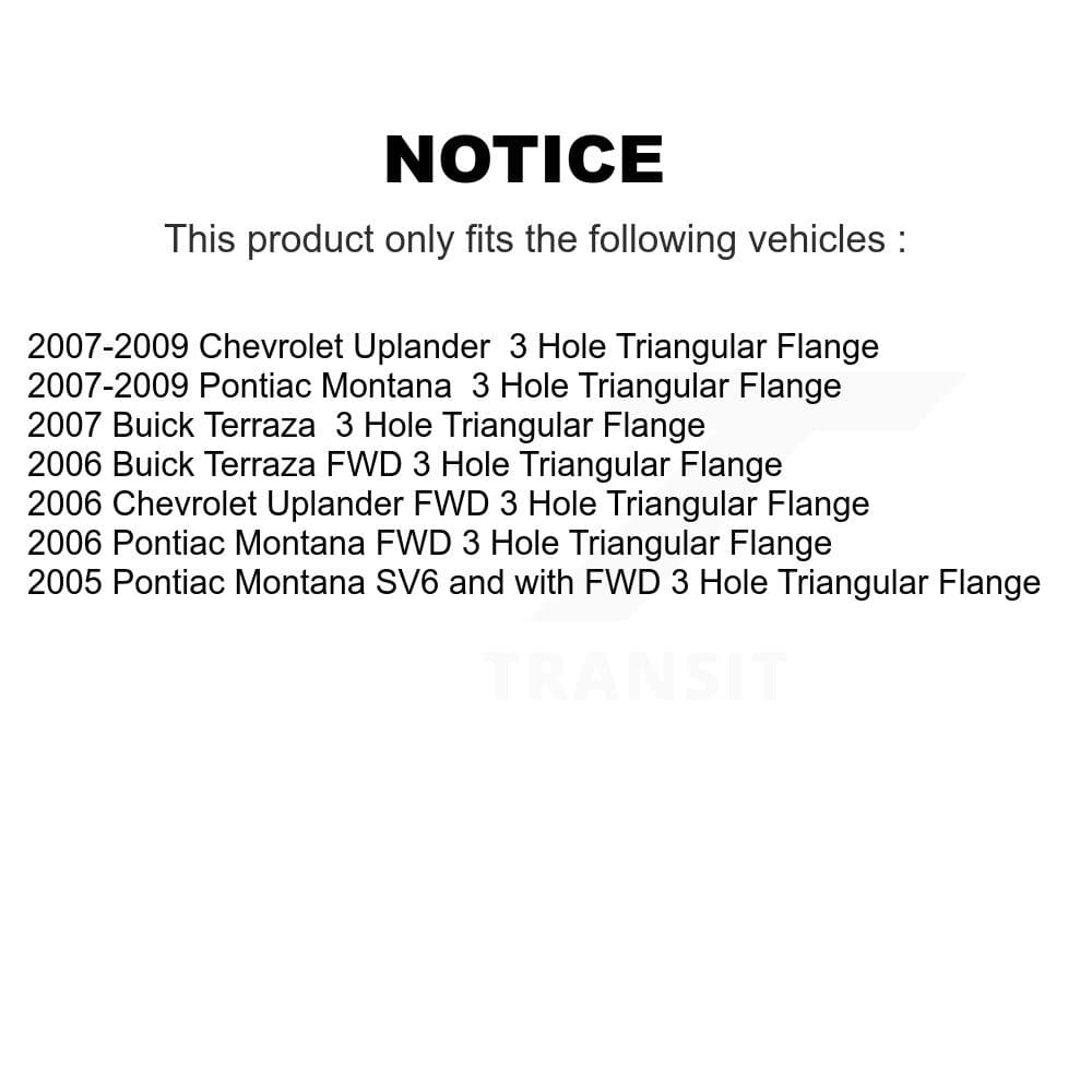 Kugel - K70-100769 - Rear Wheel Bearing and Hub Assembly Kits image 11