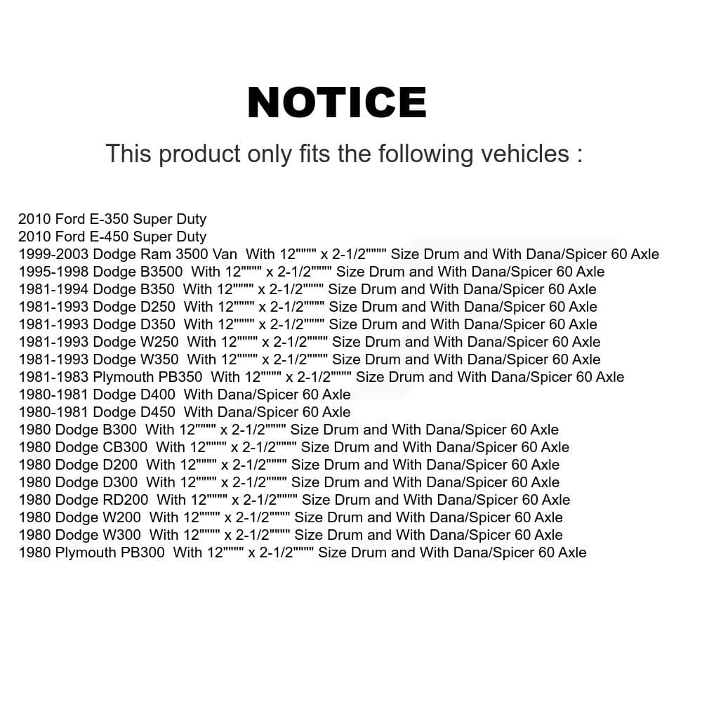 Kugel - K70-101114 - Rear Inner Wheel Bearing and Race Set Kits image 10