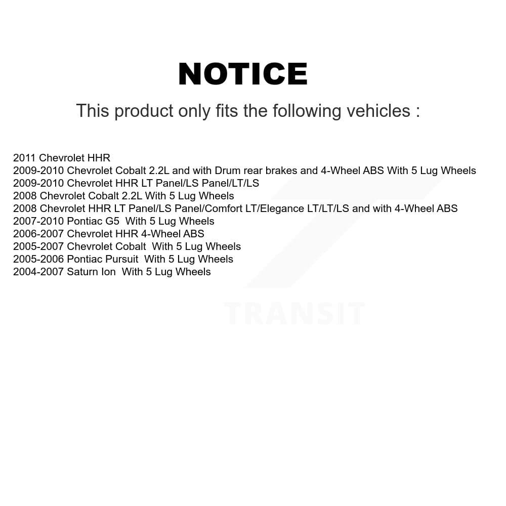 Kugel - K70-101204 - Front and Rear Wheel Bearing and Hub Assembly Kits image 11