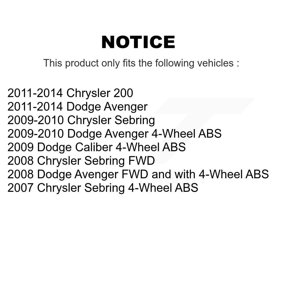 Kugel - K70-101252 - Front and Rear Wheel Bearing and Hub Assembly Kits image 11