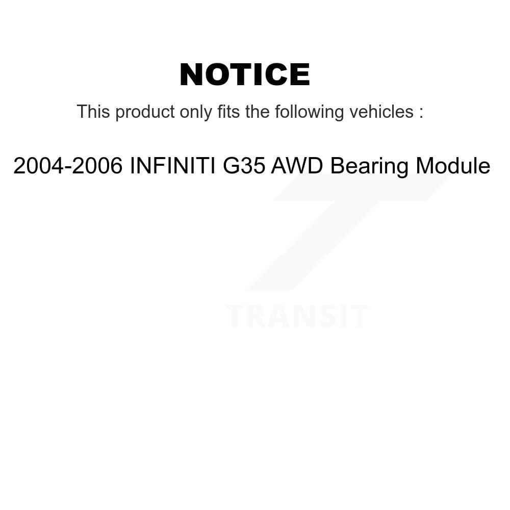 Kugel - K70-101317 - Front and Rear Wheel Bearing Assembly Kits image 11