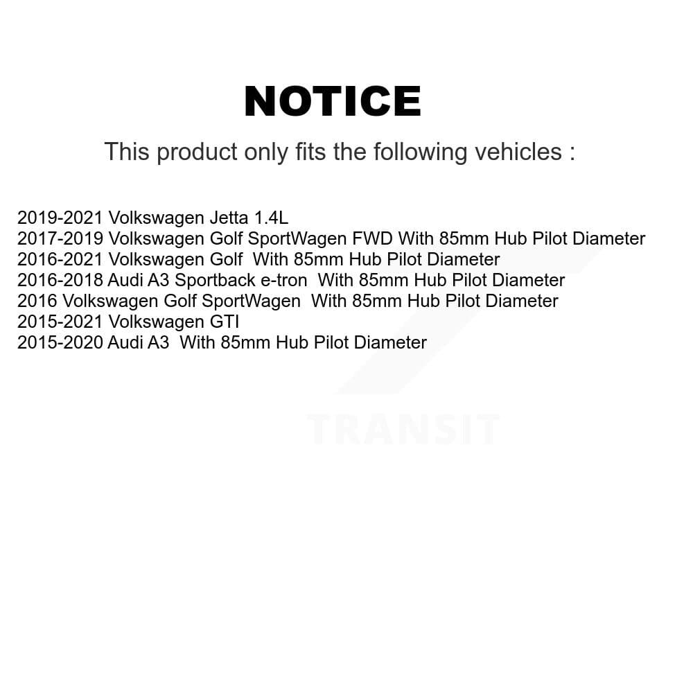 Kugel - K70-101465 - Front and Rear Wheel Bearing and Hub Assembly Kits image 11