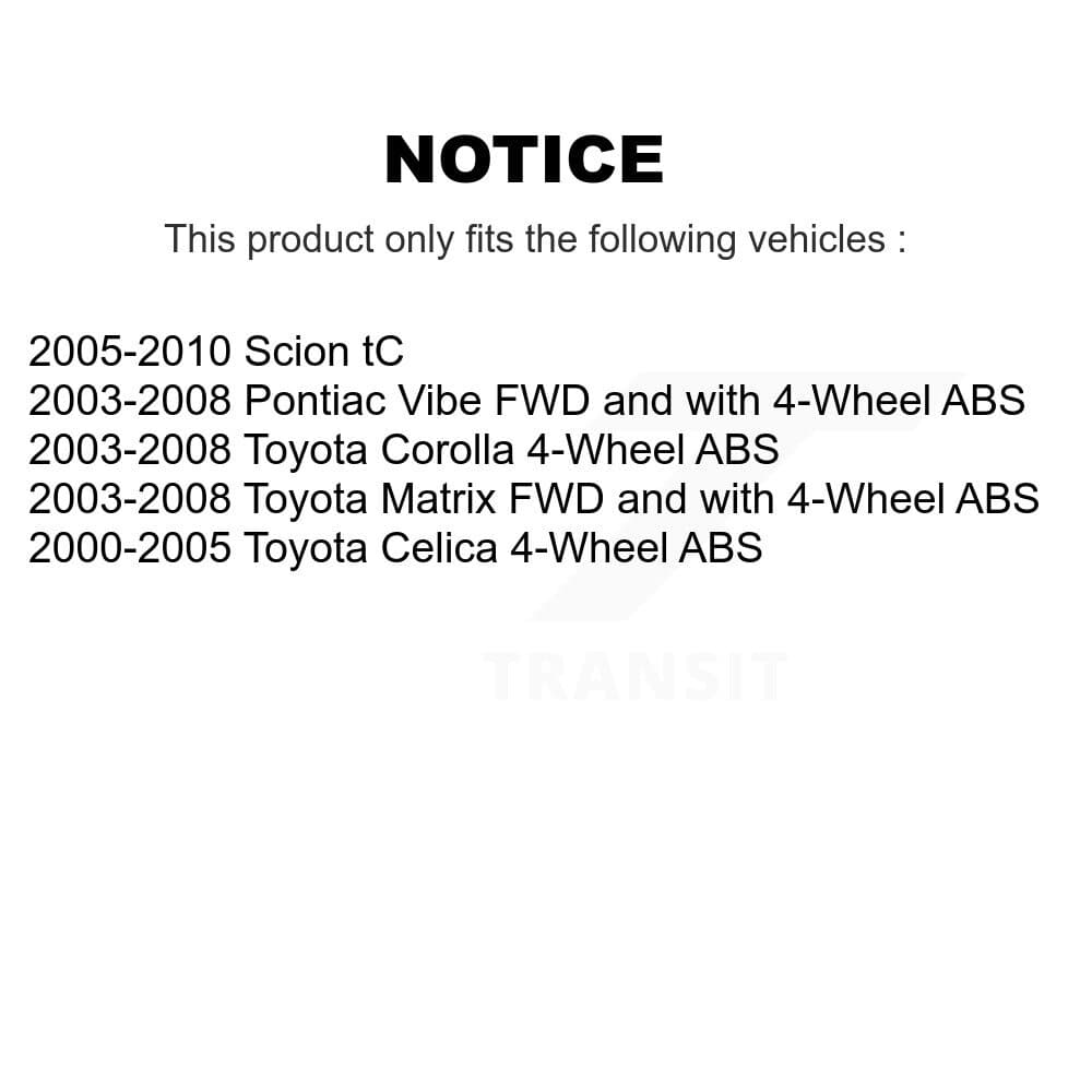 Kugel - K70-101600 - Front and Rear Wheel Bearing Kits image 14