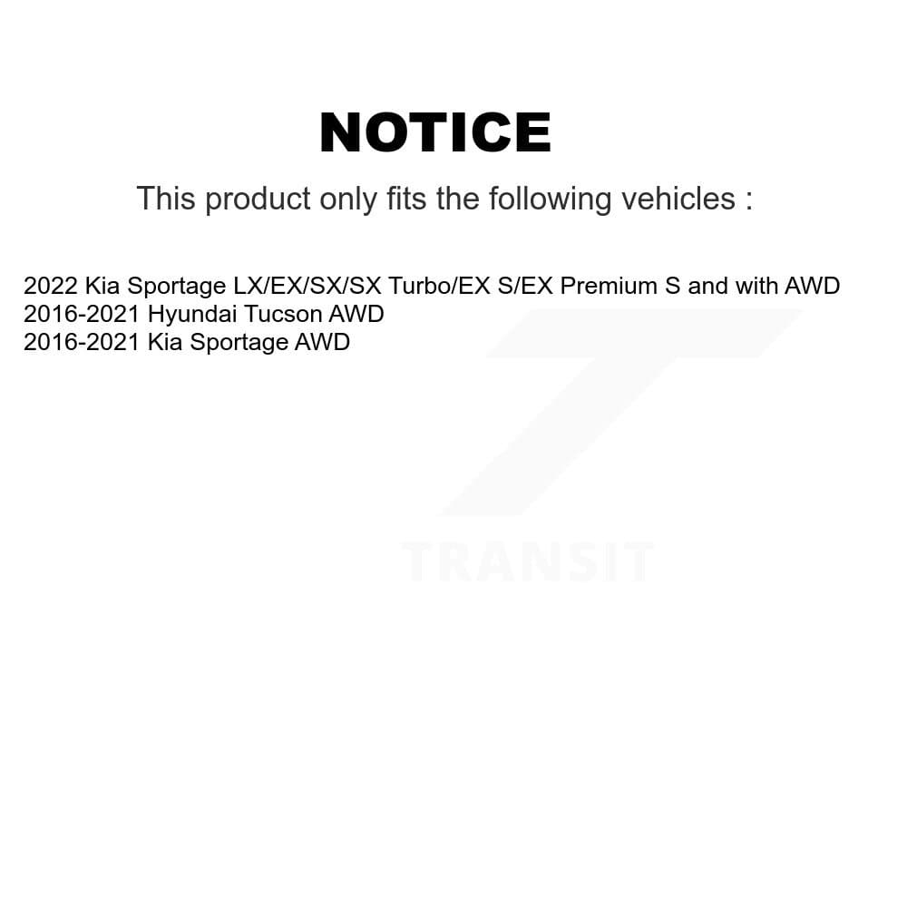 Kugel - K70-101716 - Rear Wheel Bearing and Hub Assembly Kits image 11