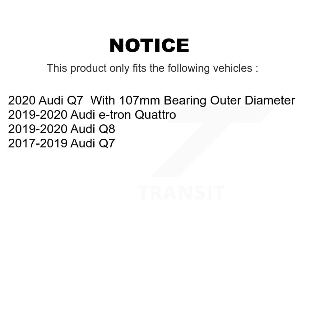 Kugel - K70-102129 - Rear Wheel Bearing Assembly Kits image 11
