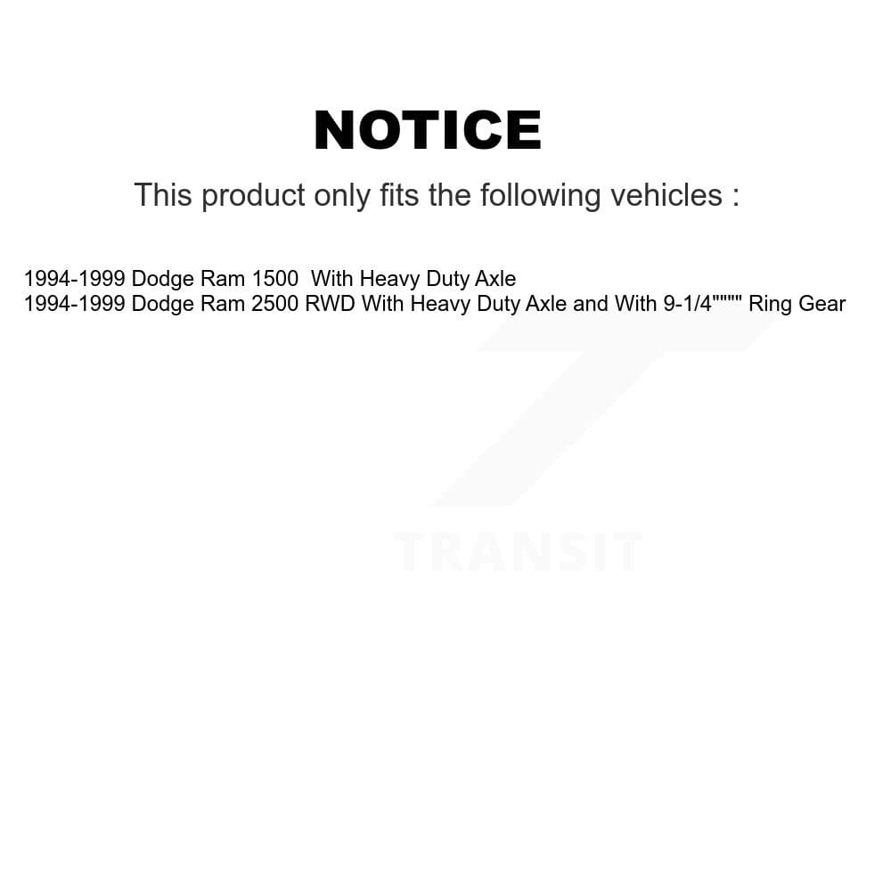 Transit Auto - K7D-101837 - Rear Wheel Bearing Kits image 14