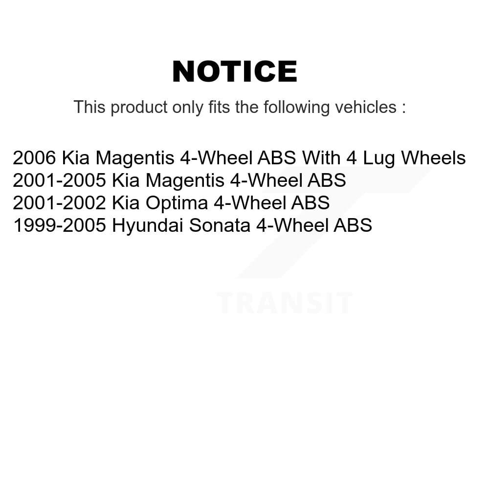 Transit Auto - K7D-101867 - Rear Wheel Bearing and Hub Assembly Kits image 14